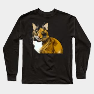 Tortoiseshell Cat Long Sleeve T-Shirt